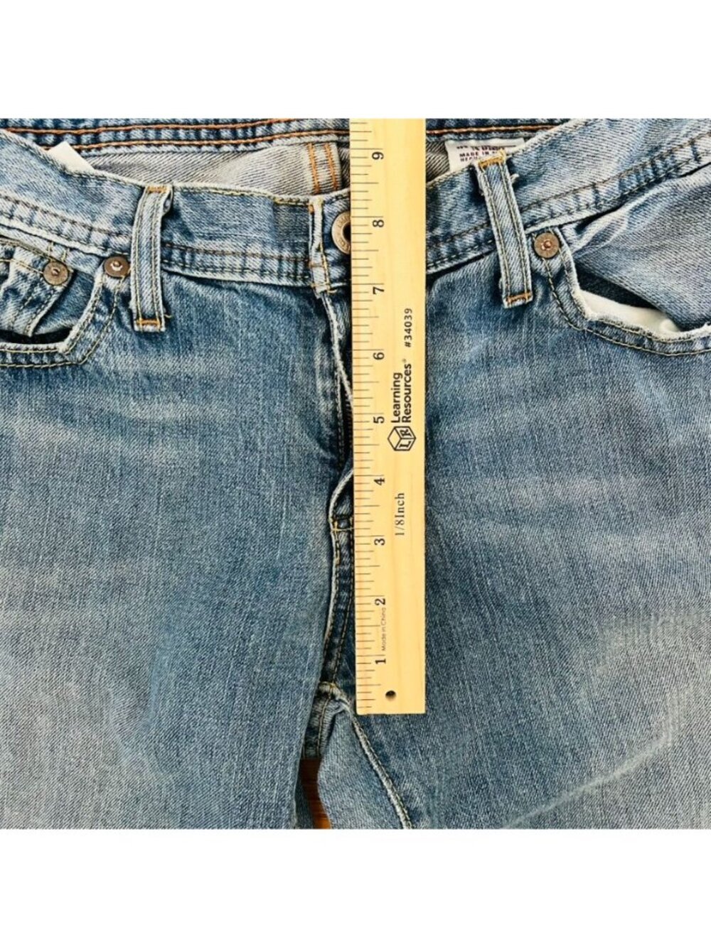 Vintage 90s Ralph Lauren Jeans Womens Sz 8 Kelly Low Rise Bootcut Stretch - Picture 11 of 13